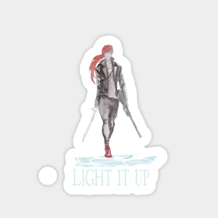 light it up Sticker